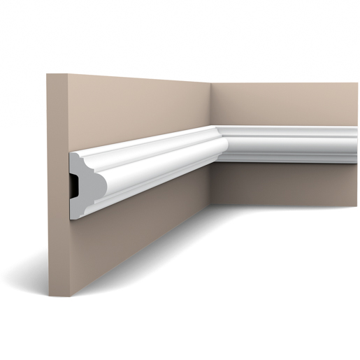 Orac Wandleiste P 4020 200cm 5,0 x 3,0 cm Decken/Friesleis. (Luxxus)
